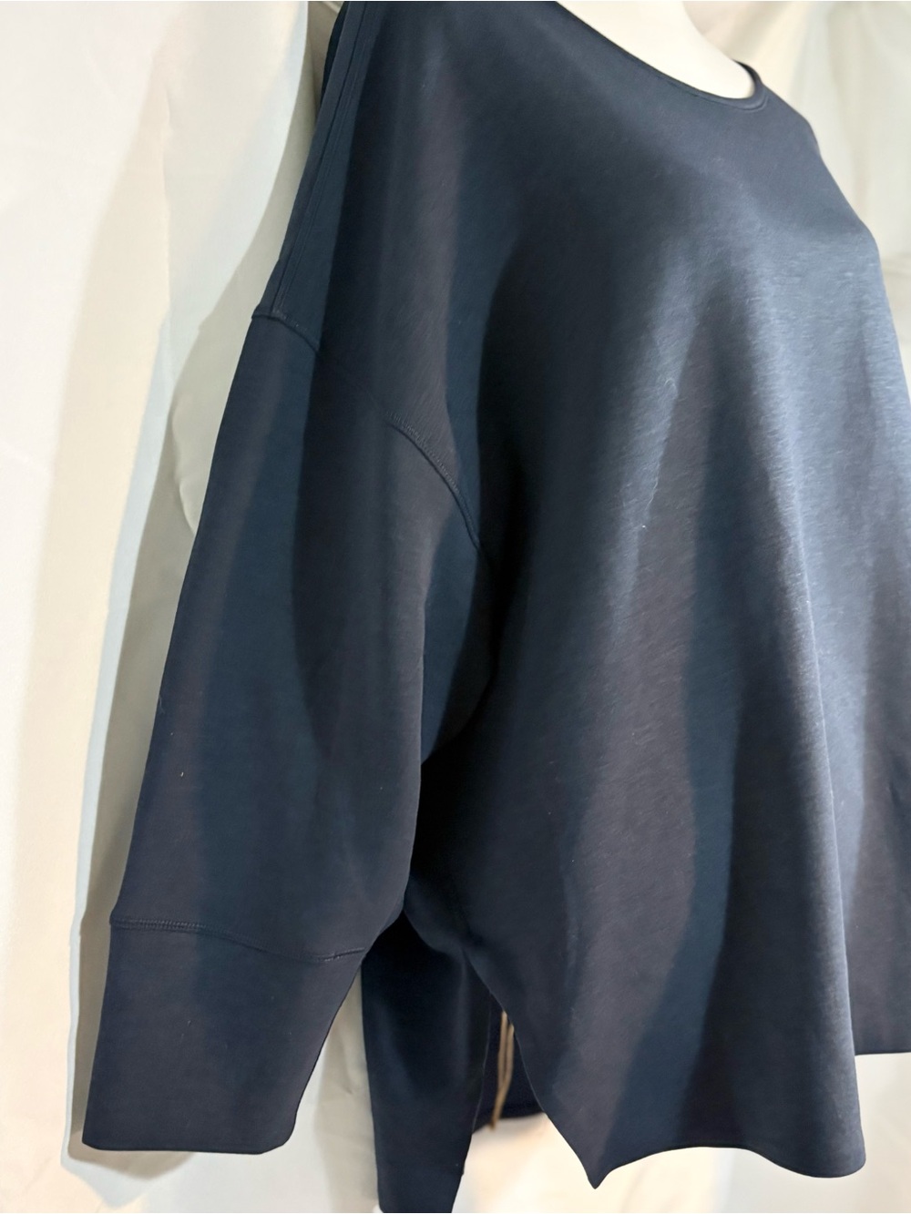 RHONE Navy Blue Oversized Crewneck Top - Picture 4 of 12